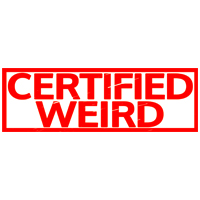 Certified Weird Stamp