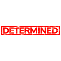 Determined Stamp