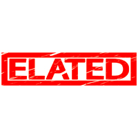 Elated Stamp