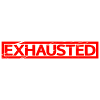 Exhausted Stamp