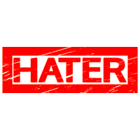 Hater Stamp