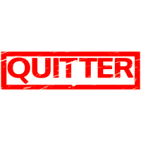 Quitter Stamp